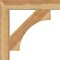 Ekena Millwork Westlake Block Rough Sawn Bracket, Western Red Cedar, 4"W x 26"D x 26"H BKT04X26X26WTL05RWR - alternate 2